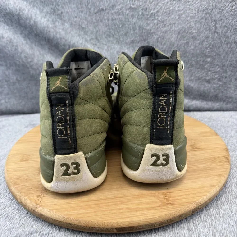 Nike 12 Retro Shoes Mens Size 8 Green Basketball Sneakers 130690-300 No Insoles